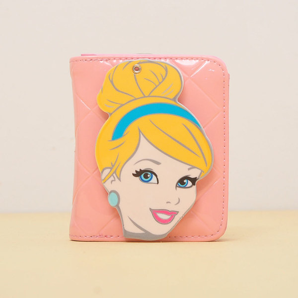 디즈니프린세스 신데렐라 에나멜 거울 지갑 아동지갑