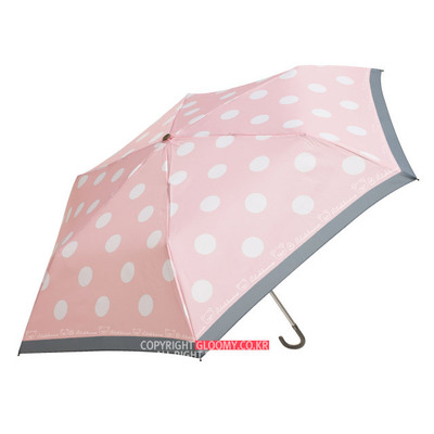 리락쿠마리락쿠마 50cm 접이식 우산(핑크)(도트)(일) 비오는날