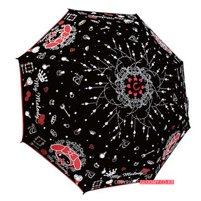 마이멜로디마이멜로디 55cm 자동 장우산(블랙)(일) 비오는날