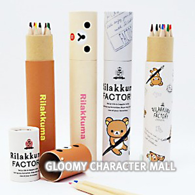 리락쿠마리락쿠마 12색 원목색연필(오리지널팩토리)(랜덤발송)