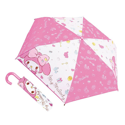 마이멜로디마이멜로디 접이식 수동 3단우산(핑크)(일) 접이우산
