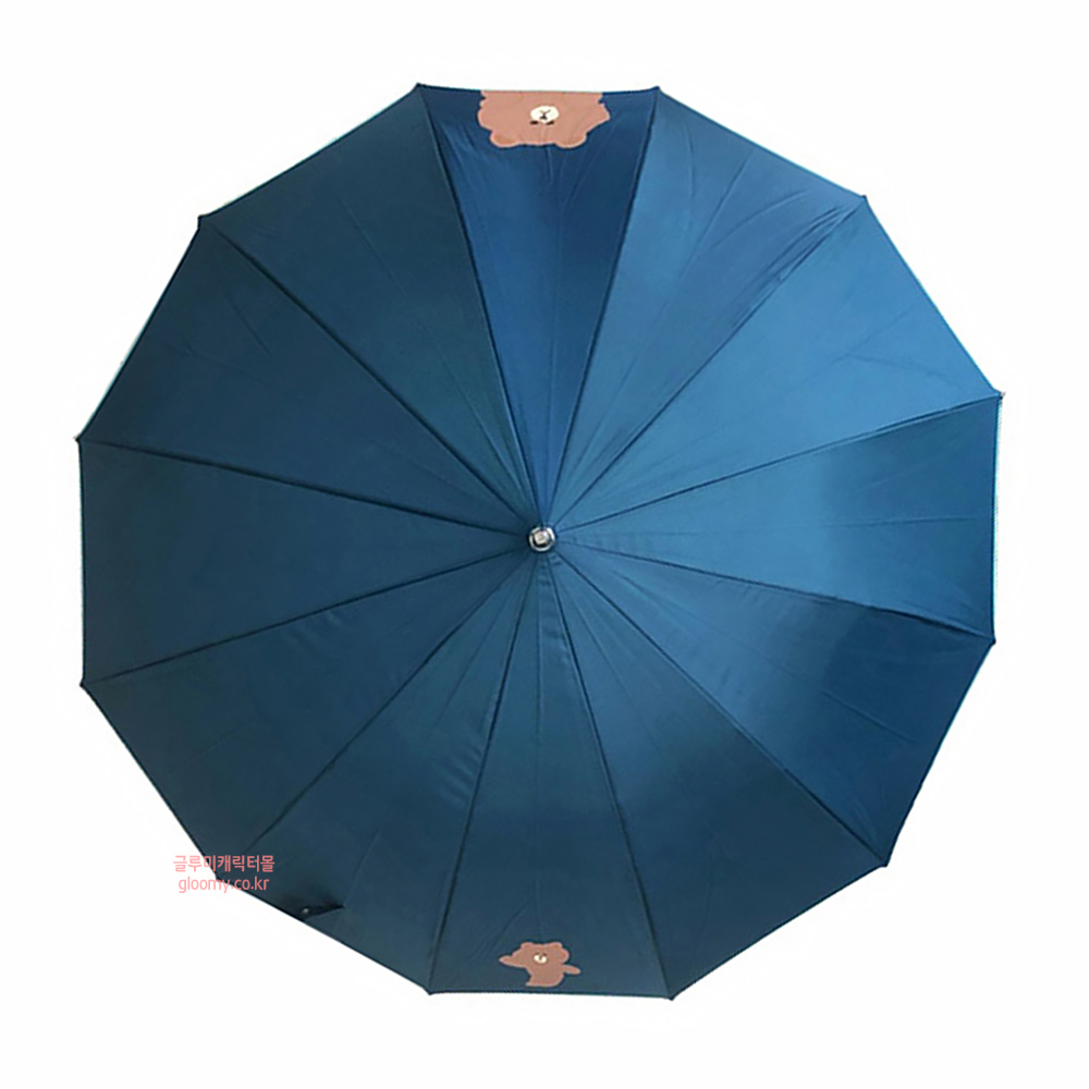 라인프렌즈 브라운 57cm 반자동 캐릭터 우산(헬로) 679316