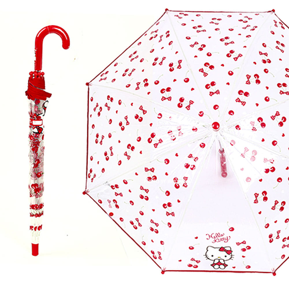 헬로키티헬로키티 체리패턴 우산 47cm(반자동) 416892