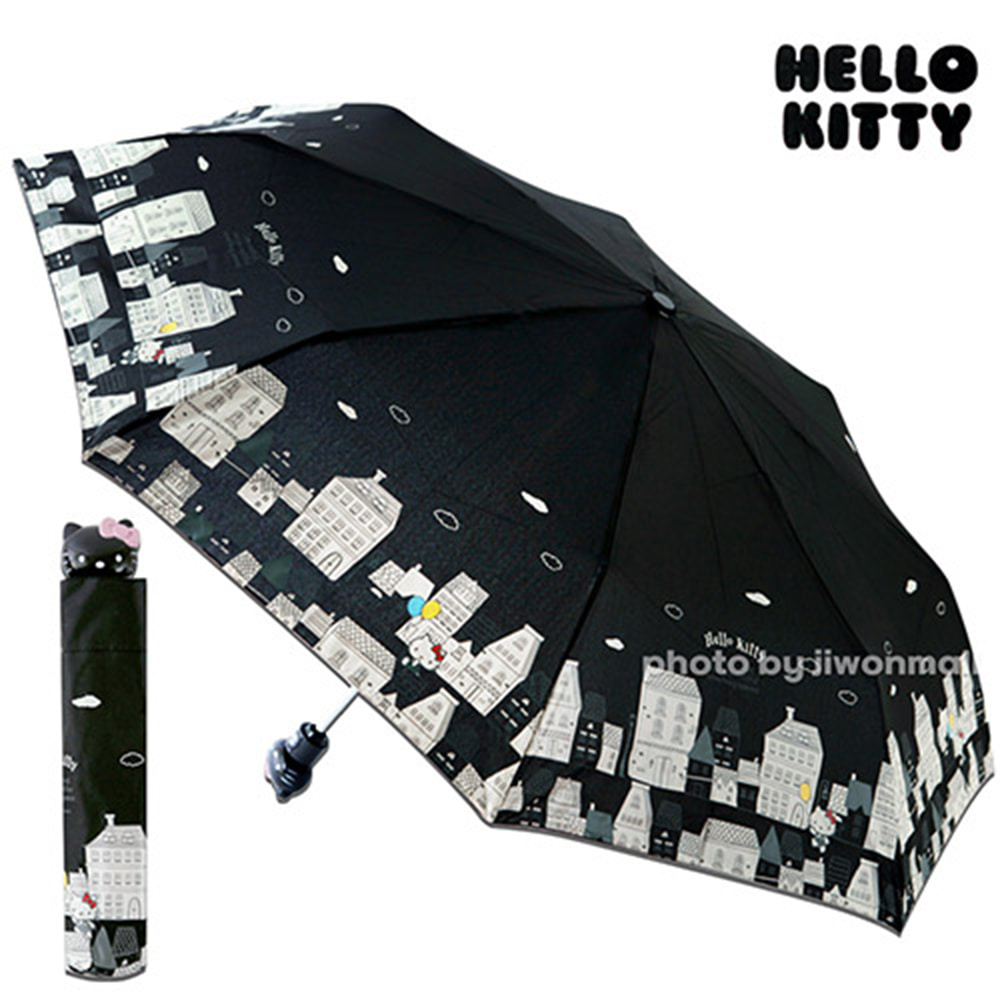 헬로키티헬로키티 썸싱스페셜 완전자동 접이식 우산(블랙) 802627
