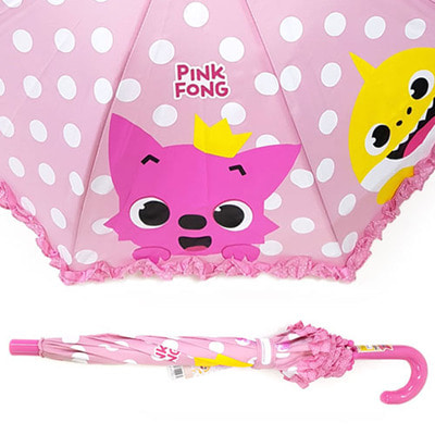 핑크퐁핑크퐁 40 핑크얼굴 우산