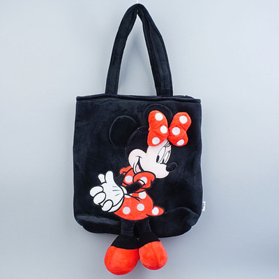 디즈니미니마우스 입체 벨벳 숄더백 가방