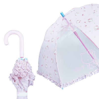 헬로키티헬로키티 53cm 슬립온 우산(반자동)