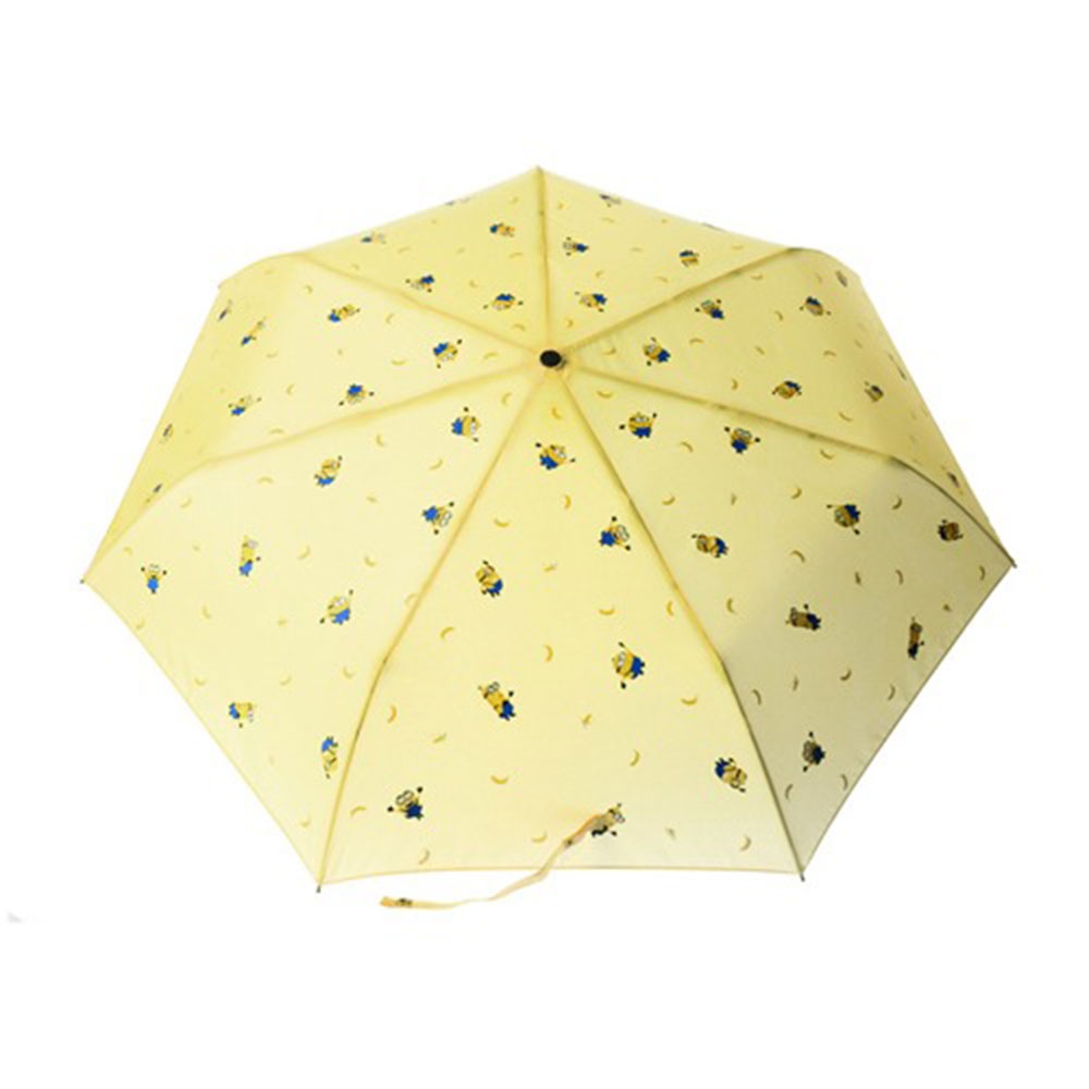 미니언즈미니언즈 캐릭터 3단 완전자동 바나나패턴 우산(옐로우) 381197