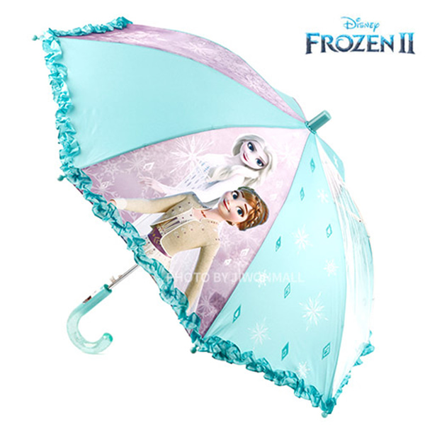 겨울왕국겨울왕국2 크리스탈 캐릭터 우산 47cm(민트) (반자동) 983457