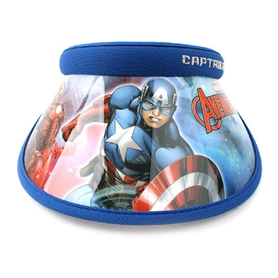 캡틴아메리카캡틴아메리카 바이저 썬캡(블루) 핀캡