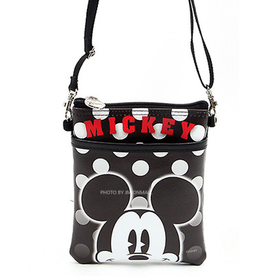 디즈니미키마우스 도트 핸드폰케이스 크로스백(블랙) 가방