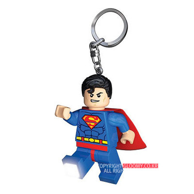 DC코믹스레고 슈퍼히어로 슈퍼맨 키체인 열쇠고리(수입)