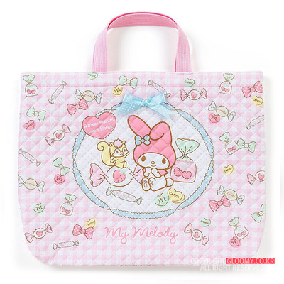 마이멜로디마이멜로디 퀼트 레슨 보조가방(핑크사탕)(일) 토트가방