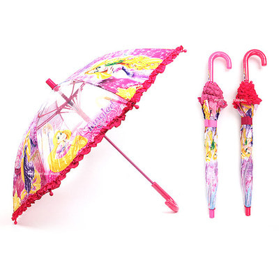 라푼젤라푼젤 반짝이는성 47 두폭POE 우산(랜덤발송)